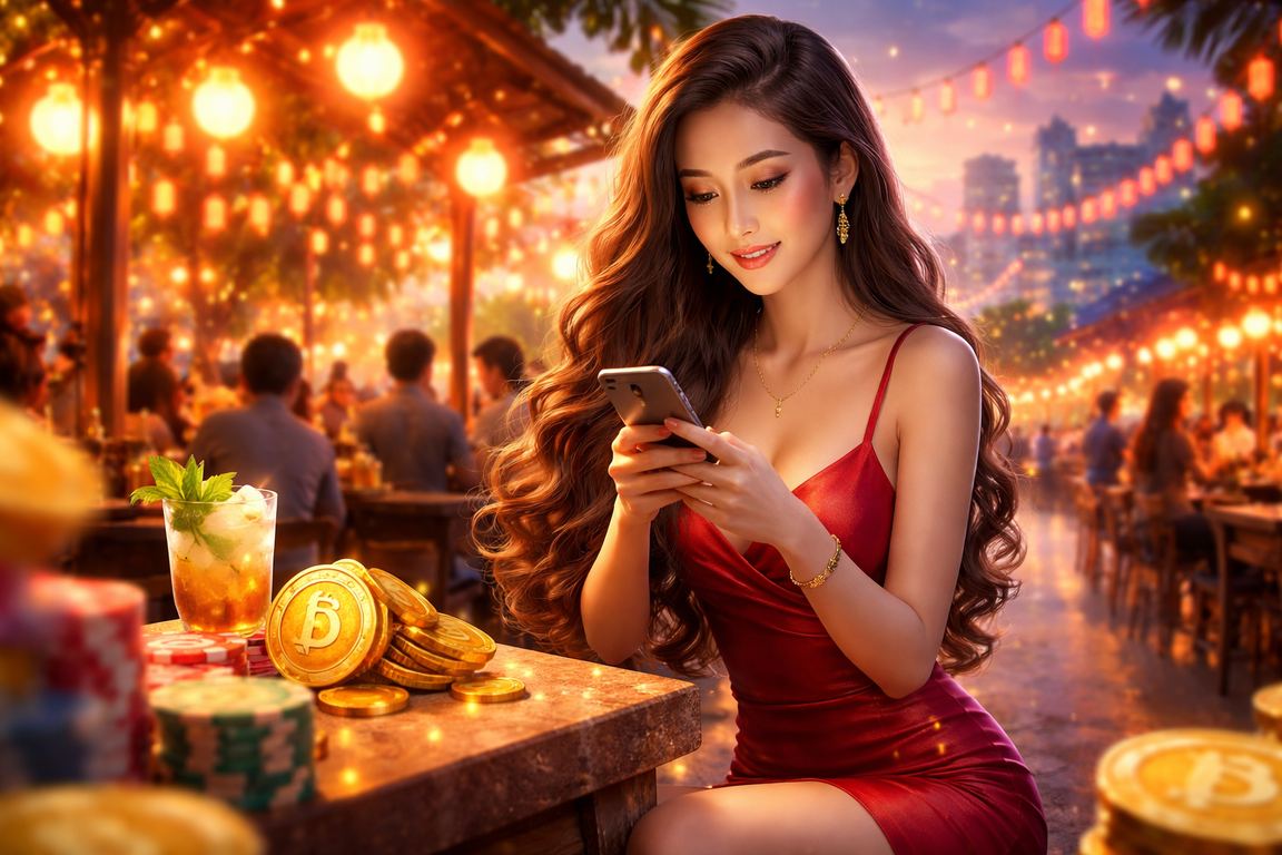 Người chơi Việt Nam tại chợ đêm Ninh Bình tham khảo ưu đãi khuyến mãi VIP trên điện thoại