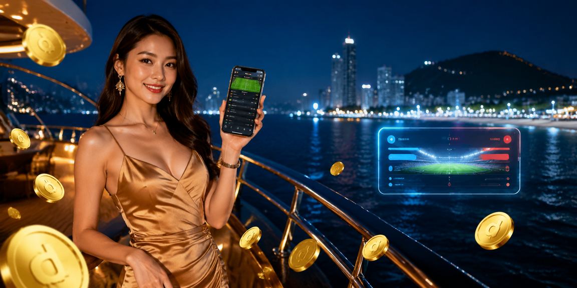 Người dùng trải nghiệm casino trên điện thoại tại bãi biển Vũng Tàu